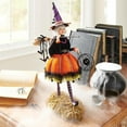 thumbnail image 3 of Halloween Decoration Witch Statue Witch with Bird Cage Figurine Resin Desktop Ornaments Garden Shelf Tabletop Craft Party Supplies Fall Farmhouse Decor Cute Office Decor Autumn, 3 of 3