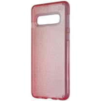 Speck Presidio Clear Glitter Case for Galaxy S10 - Gold Glitter / Bella Pink