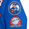 thumbnail image 4 of DC Comics Justice League Superman Mesh Hockey Jersey Long Sleeve T-Shirt Toddler to Big Kid, 4 of 5