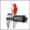 thumbnail image 2 of 1/2" PVC Ball Valve Socket Schedule 40, 1/2" Slip, Quarter-Turn T-Handle White Compact Ball Valve [2899] Water Shut-off Valve Inline PVC Ball Valve (1/2"), 2 of 9