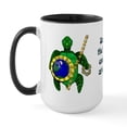 thumbnail image 2 of CafePress - Eco Warrior Large Mug - 15 oz Ceramic Large White Novelty Mug, 2 of 4