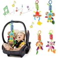thumbnail image 5 of Sonajeros colgantes para bebé, juguetes para cuna recién nacido, asiento de coche, cochecito, juguetes para bebés, campana de animales colorida, sonajeros sensoriales suaves para b, 5 of 5