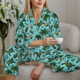 thumbnail image 6 of Bingfone Womens Pajama Sets Pineapple Sea Turtle Print,Long Sleeve Loungewear Pajamas Set-X-Large, 6 of 8