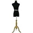 thumbnail image 2 of Black Female Dress Form Mannequin Size 2-4, 2 of 2