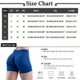 thumbnail image 3 of IDALL Gym Shorts Women Biker Shorts Women High Waist Biker Shorts For Women No Front Seam Soft Hidden Butt Scrunch Shorts Yoga Workout Gym Shorts Workout Shorts Yoga Shorts Red 2 XL, 3 of 5