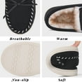 thumbnail image 3 of VONMAY Boys Girls Moccasins Slippers Memory Foam House Shoes Big Kids, 3 of 6