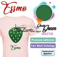 thumbnail image 1 of ESSMO Grass Green Blue Matte Solid Heat Transfer Vinyl HTV Sheet T-Shirt 20" Wide Iron On Heat Press DP19 20"x360", 1 of 7