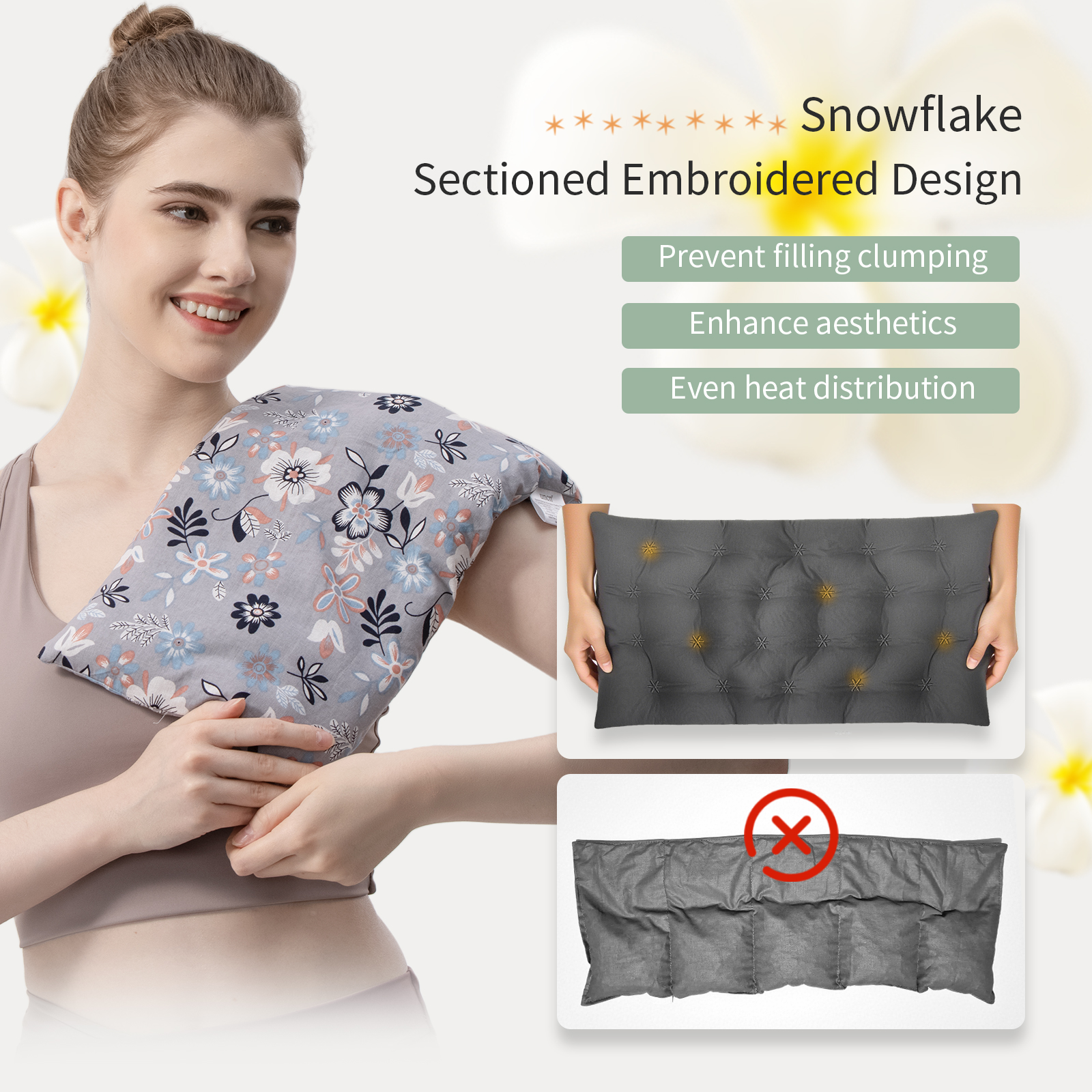 UNCN Microwavable Heating Pad, 9" x 15" photo 4