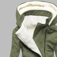 thumbnail image 4 of jsaierl Women Winter Warm Plus Fleece Casual Fashion Style Zipper Cardigan Hooded Ladies Jacket, 4 of 5