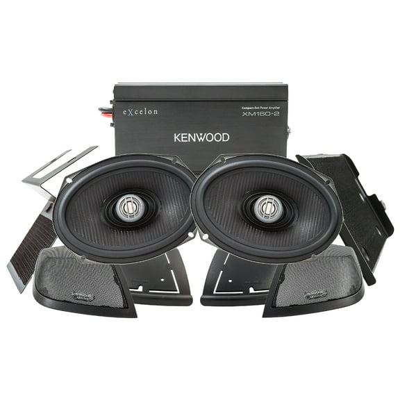 New Kenwood Excelon P-HD2R Rear Amp Package for 2014-Up Harley-Davidson Motorcycles