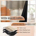 thumbnail image 2 of Orange Abstract Blackout Window Curtains for Living Room,Thermal Insulated Curtains,52x84 Inch,Set of 2, 2 of 6