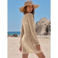 thumbnail image 4 of Traje de baño con cobertura ANRABESS, traje de baño de ganchillo, vestido de playa para mujer, 4 of 7