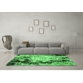 thumbnail image 3 of Ahgly Company Indoor Rectangle Oriental Emerald Green Industrial Area Rugs, 2' x 5', 3 of 4