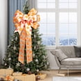 thumbnail image 4 of Large Fall Bows for Wreath, Thanksgiving Pumpkins Wreath Bows White Black Buffalo Plaid Bow Orange Burlap Bows Autumn Tree Topper Bows for Front Door Wall Fall Thanksgiving Party Decoration Supplies, 4 of 8