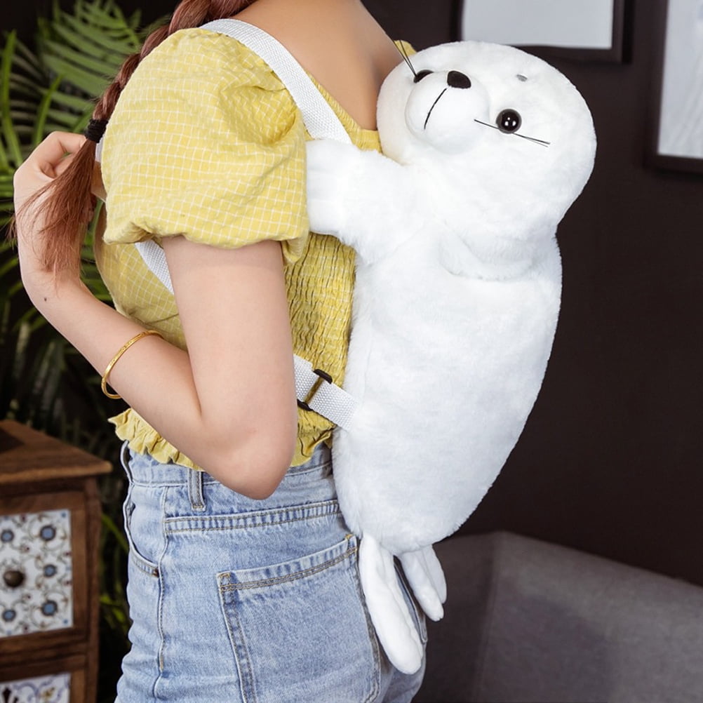 Plush Backpack Cute Fuzzy Plush Doll Stuffed Animal Backpack Bags For Kids Girls Women Walmart