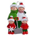 thumbnail image 1 of De Árbol De Navidad Portátil Familia Diy Nombre Sonriente Santa Claus Adornos Colgantes Para Colgar En Ramas De Árboles Ventanas 2021 Colgante Advancent HA044555-02, 1 of 6