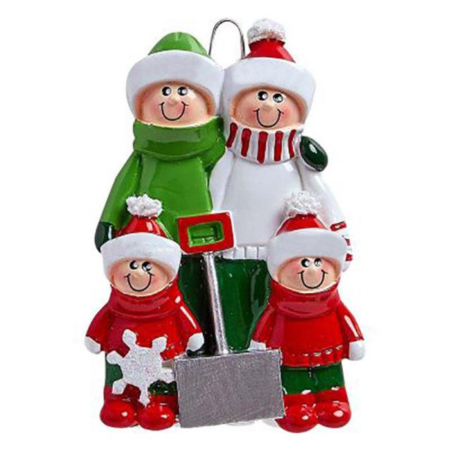 De Árbol De Navidad Portátil Familia Diy Nombre Sonriente Santa Claus Adornos Colgantes Para Colgar En Ramas De Árboles Ventanas 2021 Colgante Advancent HA044555-02