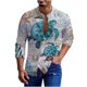 thumbnail image 1 of Nueva camiseta de manga larga con cuello levantado y estampado informal a la moda para hombre, camiseta de manga larga, blusa Pompotops oipoqjl34542, 1 of 5