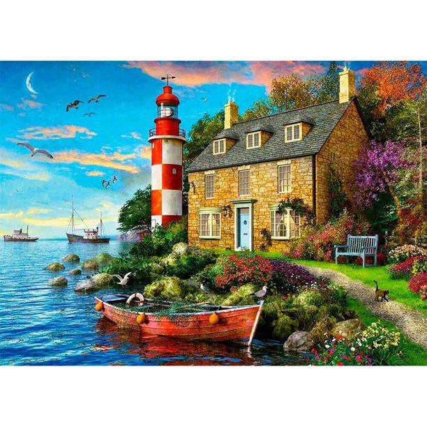 Cuadros Decorativos 5D bricolaje completo taladro diamante pintura playa casa bordado artesanía costura conjunto Ehuebsd Nuevos Originales