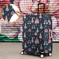thumbnail image 4 of Dark Blue Princess Castle Night Pattern Luggage Cover Fashion Suitcase Cover Baggage Covers Fit 25-28 Inch Luggage (Go Travel), 4 of 5