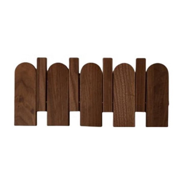 Perchero de Madera Montado en la Pared con Gancho Oculto, Colgador de Ropa, Sombreros, Llaves, Armario para Muebles de Sala de Estar C