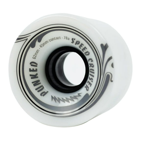 Speed Cruiser Speed Cruiser 62mm Longboard Wheels - Solid White