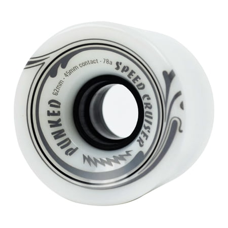 Speed Cruiser Speed Cruiser 62mm Longboard Wheels - Solid White price history on PriceWatchPro