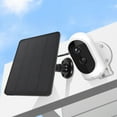 thumbnail image 4 of Solar Camera Battery Panel, 5V 4W Security Camera  For Micro USB C, IP65 Waterproof Camera  For Eufycam For Arlo Essential Spotlight For XL Spotlight Cameras., 4 of 8
