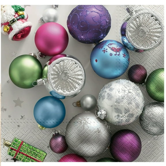 Keep Unique Paper Luncheon Decoupage Napkins, Christmas Napkin, Assorted Color, 20/Pack