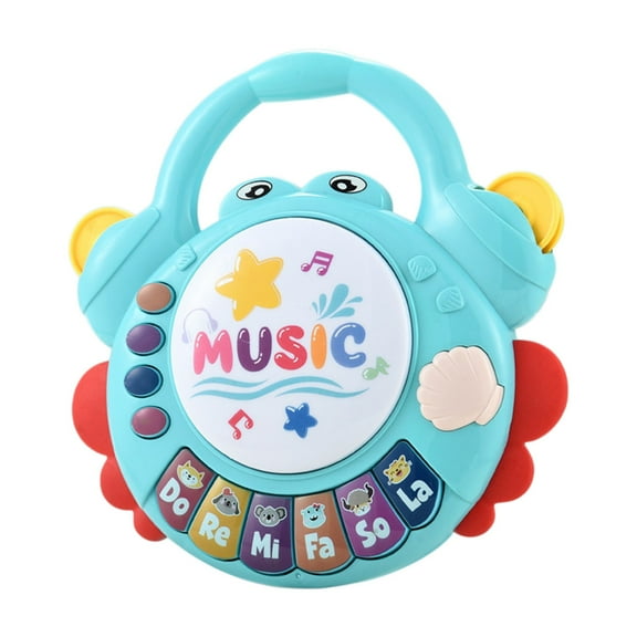 Tarmeek Baby Toys Hand Held Tambourine Drum for 6-9-12 Month Toddlers, Bell Jingles Percussion Educational Drum Instrument Infant Toys Christmas Birthday Presents for Boys Girls Age 1 2 3 Years Old