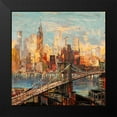 thumbnail image 2 of Florio, Luigi 15x15 Black Modern Framed Museum Art Print Titled - Sera su Manhattan, 2 of 5