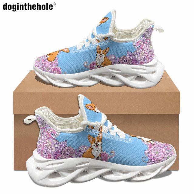Zapatos casuales de verano para mujer, zapatillas de deporte con estampado de dibujos animados populares a la moda, zapatillas cómodas para correr para mujer