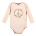 thumbnail image 4 of Hudson Baby Cotton Long-Sleeve Bodysuits, 5-Pack, Newborn- 24 Months, 4 of 7