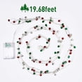 thumbnail image 2 of Guirnalda de luces navideñas, funciona con pilas, guirnalda de luces de hadas, alambre de cobre, luz decorativa, 20 pies, 60 LED Namotu WMZY-1090, 2 of 7