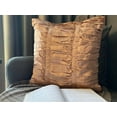 thumbnail image 2 of Cushion Cover, Beige Throw Pillow Covers, Textured Pintucks Solid Color Pillow Cover, 18x18 inch (45x45 cm) Pillow Case, Square Satin Pillow Covers, Modern Pillows Cover - Lush, 2 of 8