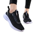 thumbnail image 3 of NOKIO Womens Running Tennis Shoes Slip on Ladies Walking Fashion Athletic Sneakers Work Gym Comfort Lightweight Mesh Soft Sole Shoes Mesh Breathable Lace Up Sport Shoes, 3 of 8