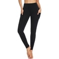 thumbnail image 3 of SEASUM Women's High Waist Yoga Leggings With Pockets Workout Athletic Pants Running Tights Black S, 3 of 7