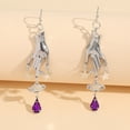 thumbnail image 4 of Namzi Retro New Unique Design Style Dangle Drop Earrings for Women Ethnic Bohemian Vintage Jewelry (Gold), 4 of 5