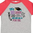 thumbnail image 4 of Inktastic My Mommy Did It and She Did It for Me with Graduation Cap Girls Toddler T-Shirt, 4 of 5