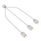 thumbnail image 5 of Adaptador divisor ARGB de 5 V y 3 pines para chasis, conector de memoria, cable de alimentación de interfaz para 1 a tres, 5 of 7