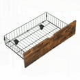 thumbnail image 6 of Full Size Metal Platform Bed Frame with Wooden Headboard and Footboard - No Box Spring Needed, Easy Assembly, Gray, for Bedroom, 6 of 18