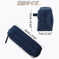 thumbnail image 6 of Unique Bargains Pencil Pen Case Large Capacity Portable Bag Dark Blue, 6 of 6