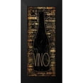 thumbnail image 2 of Grey, Jace 8x14 Black Modern Framed Museum Art Print Titled - WINE, 2 of 5