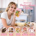 thumbnail image 3 of GASTROPOD 100 Pcs Pink Resealable Mylar Bags with Zipper and Frosted Clear Window Smell Proof Packaging Bags Foil Pouch Zip Bag for Food Self Sealing Storage Supplies 3.14X5.11, 3 of 6