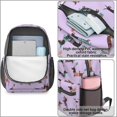 thumbnail image 4 of Dachshund Party and Gift Purple 17" School Backpacks for Teens,Waterproof Oxford Fabric,S-Shape Padded Straps for School,Travel,Hiking,Camping, 4 of 6