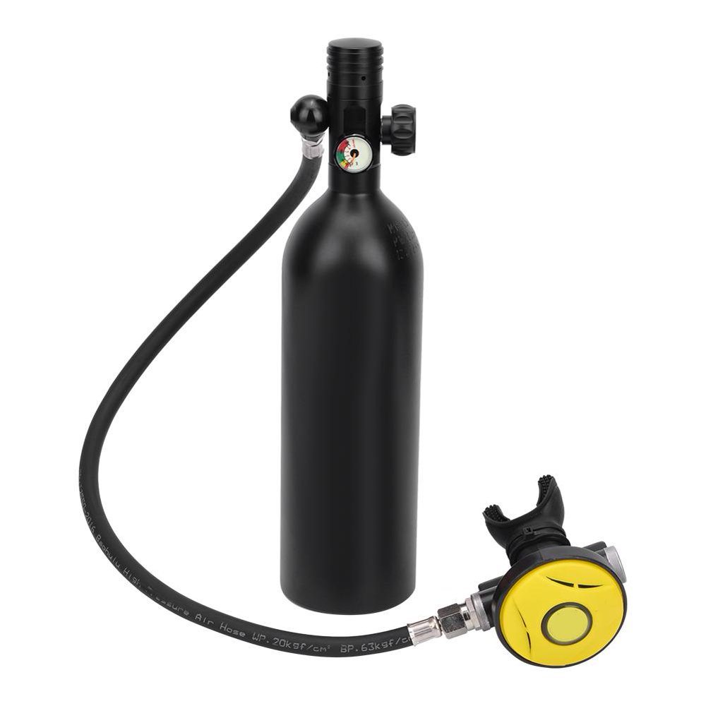 LYUMO Diving Tank Equipment, 1L Mini Dive Cylinder With 1520 Minutes