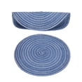 thumbnail image 4 of Tapete Para Platos, 6 Uds., Manteles Individuales Redondos, Aislamiento Térmico Trenzado, Antideslizante, 4 of 7