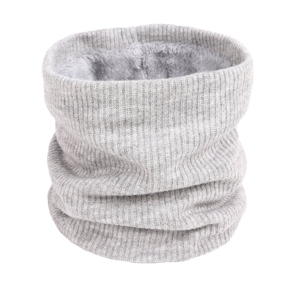 Bufanda de cuello de esquí de invierno, bufanda de tubo de polar, bufanda de anillo
