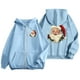 thumbnail image 4 of WILLBEST Sudadera para Mujer, Estilo Navideño, con Cremallera, Manga Larga, Bolsillo, Cordón Ajustable y Capucha X-Grande, 4 of 8