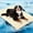 Beige, variant on Galactic Goods -Dog Cooling Mat  - Self Cooling Pet Pad, Reversible Washable Gel-Free Design, Summer Cool Bed for Dogs & Cats, Portable for Indoor/Outdoor Use